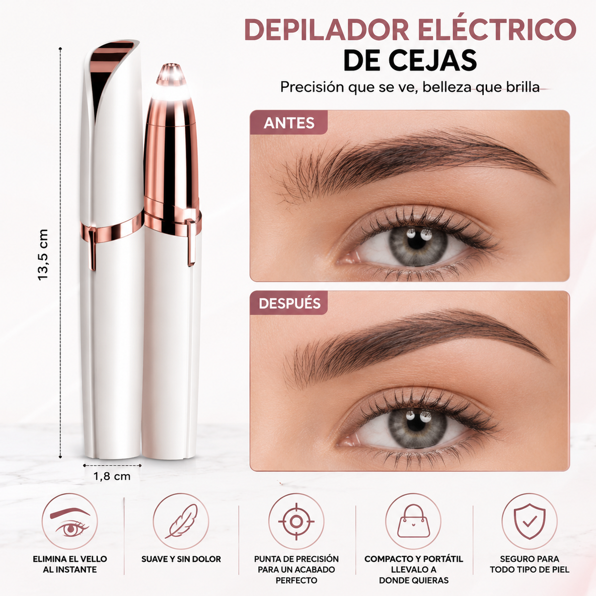 DEPILADOR DE CEJAS ELECTRICO